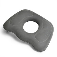 Coussin ergonomique gonflable en forme de donut pour le traitement des hémorroïdes, soulagement de la douleur au coccyx, soutien lombaire inférieur, multifonctionnel et lavable