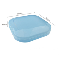 Aligneur d'hygiène buccale polyvalent/Protège-dents/Plateau Boîte de retenue en plastique pour prothèses dentaires