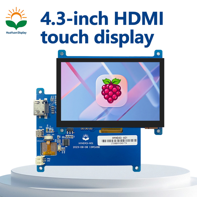 4.3 Inch -I Raspberry Pi Touch Display 800480 IPS All View USB Touch Screen PWM Dimming Monitor Fits 2.8 3.5 5 7 10.1 Inch