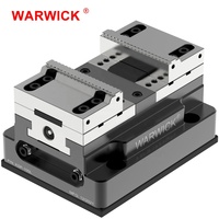 Étau pneumatique à centrage automatique 5 axes KSP2-100 + RZ-100A pour étaux centrés rotatifs VMC avec mâchoire souple en aluminium