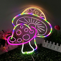 Vente en gros de lumières de décoration personnalisées avec logo couleur LED fluorescente rougeoyante lampe au néon en acrylique