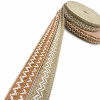 Bande élastique respirante ajourée en crochet, ruban extensible en maille tricotée pour la ceinture de vêtements et de robes