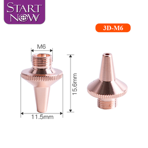Startnow 3D vòi phun <span class=keywords><strong>laser</strong></span> precitec m6/m8 caliber0.8-4.0mm cho <span class=keywords><strong>CNC</strong></span> tự động thao tác Thiết bị hàn sợi cắt các bộ phận máy - Product Image 1