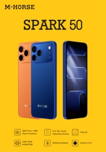 Teléfono Inteligente M-HORSE SPARK50 4G, Teléfono Móvil de 6.8 Pulgadas, Android <span class=keywords><strong>15</strong></span>, Desbloqueado, Doble SIM, 5000 mAh, Gran Memoria - Product Image 4