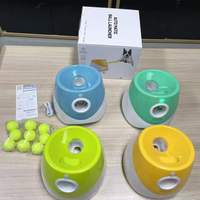 Lanceur de balles automatique pour chien avec balles de tennis 3/6/9/12, pour l'intérieur et l'extérieur.
