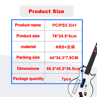 Kontroler Nirkabel Strap Produk Baru 2022 untuk Gitar PC/PS-3 Hero dan Rock Band, untuk Game Guitar Hero Rock Band