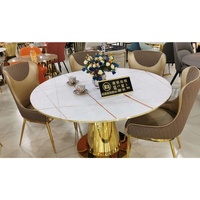 Ensemble de meubles de salle à manger d'hôtel moderne Offre Spéciale chaise en cuir rembourrée simple avec velours en bois bureau à domicile dubaï