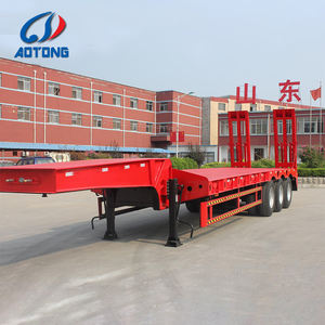 Fabricant chinois de remorques de camions lourds à plateau surbaissé de 18 mètres de long, à 2, 3 ou <span class=keywords><strong>4</strong></span> <span class=keywords><strong>essieux</strong></span>, pour le transport de marchandises en vrac, à vendre - Product Image 4