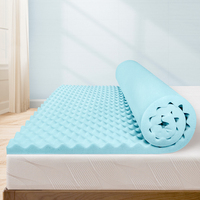 Housse amovible et lavable certifiée Certipur-us Surmatelas en mousse à mémoire infusée de gel