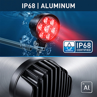 Feu de signalisation piéton bleu pour chariot élévateur DC10-80V, faisceau LED pour la sécurité des angles morts des AGV en entrepôt