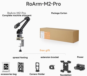 <span class=keywords><strong>Raspberry</strong></span> <span class=keywords><strong>PI</strong></span> 5 Braço Robô ESP32 <span class=keywords><strong>Robot</strong></span> Bus Steering Gear RoArm-M2-S DIY Braço Open Source Code Programming Education RoArm-M2-Pro - Product Image 6