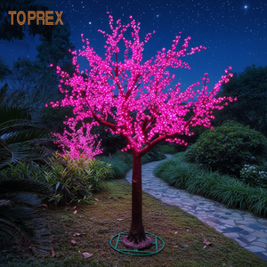 Árbol <span class=keywords><strong>de</strong></span> Cerezo Artificial con Flores LED Hecho a Mano, 2.4 Metros <span class=keywords><strong>de</strong></span> Altura, <span class=keywords><strong>Luces</strong></span> Impermeables para Decoración <span class=keywords><strong>de</strong></span> Bodas y Eventos - Product Image 2
