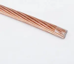 Cable Manufacturer Bare Copper Conductor Type Catenary Wire Electrical Copper Cable