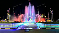 Sistema de Fuente Musical Programable con Múltiples Patrones y Boquillas LED de Colores para Proyectos de Construcción Escénica Urbana y Turística al Aire Libre