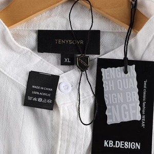 High Quality Customized Logo Eco-Friendly <b>Tag</b> Clothing Use Product Size Labels Washing Care Label Custom Hang <b>Tags</b> for <b>Clothes</b> - Product Image 6