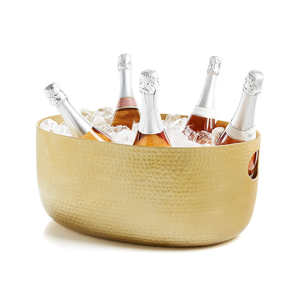 Ice <b>Bucket</b> Planter with Custom Logo Accept for Barware Nightclub Party Decor <b>Vintage</b> Brass <b>Champagne</b> Ice <b>Bucket</b> Best Seller - Product Image 2
