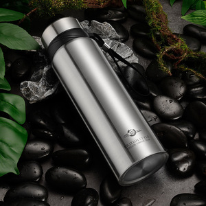 Bouteille d'eau intelligente à double paroi en acier inoxydable 304, grande capacité, personnalisable avec logo, pour entreprise, isotherme - Product Image 3