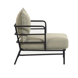 Canapé de jardin extérieur imperméable et résistant aux UV pour villa, terrasse, avec structure métallique, canapé inclinable pour hôtel, ensemble complet en aluminium - Product Image 5