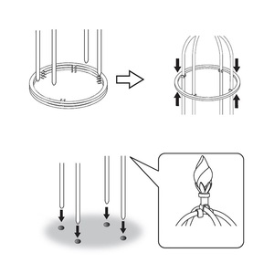 Spécification différente personnalisée <span class=keywords><strong>jardin</strong></span> pousser plante grimpante prend en charge fleur cage-plante treillis - Product Image 2