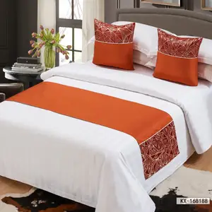 Otel Deluxe yatak çarşafı set düz renk yatak bayrak kuyruk eşarp yatak çarşafı nevresim takımı nevresim takımı