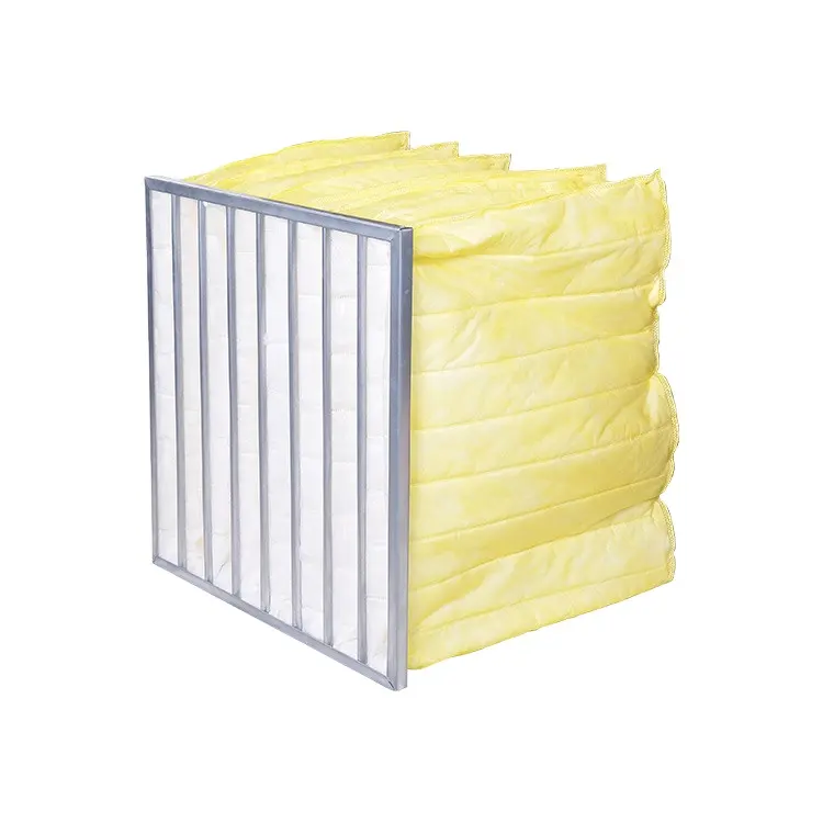 High Efficiency Galvanized Frame Polyester Filter Bag with EXW price