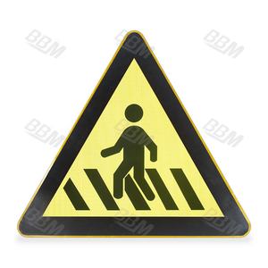 Panneau de signalisation de sécurité routière portable en aluminium décoratif rétroréfléchissant imperméable et durable pour les chantiers de construction - Product Image 4