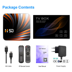 Dropshipping H50 Set Top Box Rockchip rk3318 <span class=keywords><strong>Android</strong></span> 10.0 <span class=keywords><strong>1080P</strong></span> USB3.0 kép <span class=keywords><strong>Wifi</strong></span> 5 gam Quad <span class=keywords><strong>Core</strong></span> <span class=keywords><strong>TV</strong></span> hộp nhà máy - Product Image 4