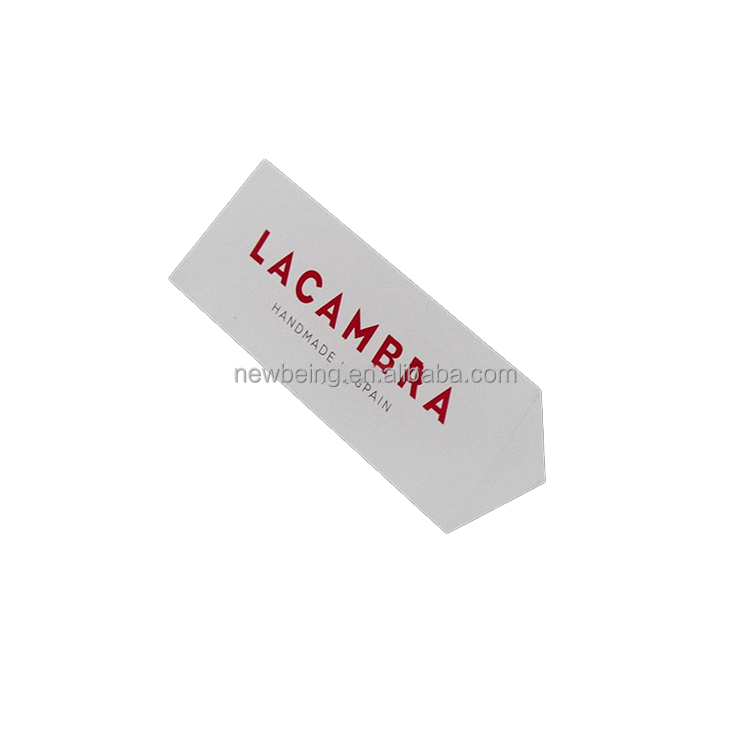 Triangular Nameplate Customized Acrylic Triangle Pyramid Nameplate - Frosted Desk Name Plate ...