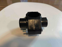 Adaptateur de plomberie de jardin en plastique PP 25 mm, haute pression, résistant aux UV, avec anneau de renforcement en acier inoxydable à 2 boulons pour tuyau d'irrigation