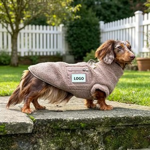 Vêtements de luxe simples et décontractés pour Teckel, sportifs, écologiques, en polaire pour bouledogues français, teckels, golden retrievers. - Product Image 3