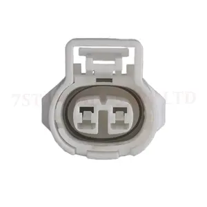 90980-11250 auto 2 pin female waterproof wire harness white connector with terminals and seals