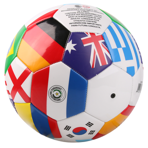 Factory Fastest Lead Time Flag Football Size 5 Machine Stitched PVC Soccer <b>Ball</b> for Urgent Promotion Gift Using - Product Image 2