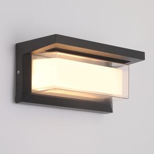Lumière solaire murale de jardin moderne pour porte d'entrée de maison, éclairage de chemin, clôture, IP65 étanche, LED solaire à détecteur de mouvement - Product Image 1