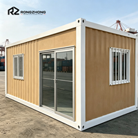 Panneaux sandwich pour maison conteneur 20ft 40ft, petite maison préfabriquée à faible coût