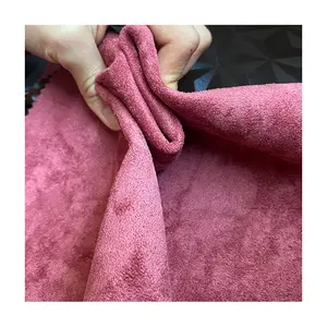 New materials high elasticity double-sided waterproof non-slip silicone-like microfiber suede fabric