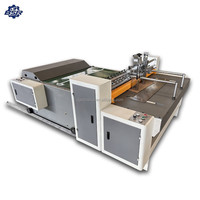 Machine automatique d'assemblage de carton, machine à rainurer les cloisons en carton ondulé avec support de collecte de papier
