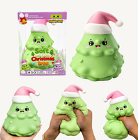 Jouet Squishy Géant Arbre de Noël 16 cm – Anti-stress et Fidget – Coffret Cadeau Promotionnel