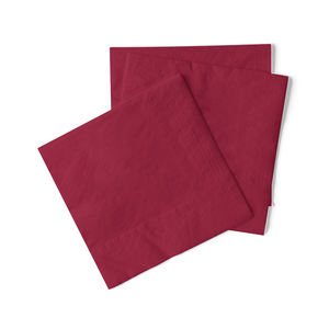 Servilletas Uni Bordeaux 33x33 cm 1/4-Fold de Tissue 100 Piezas - Product Image 2