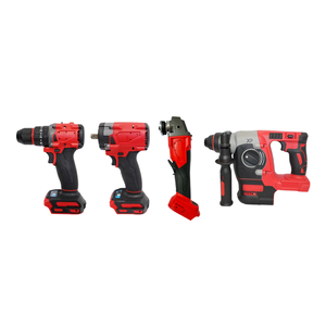 20V macchina elettrica all'ingrosso 4 in1combo Set senza filo trapano Brushless e chiave a percussione e smerigliatrice angolare & martello rotante - Product Image 5