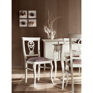 เก้าอี้รับประทานอาหารแบบมองโกลเบาะพร้อมด้วย stoffa หรูหราและสะดวกสบาย - Product Image 1