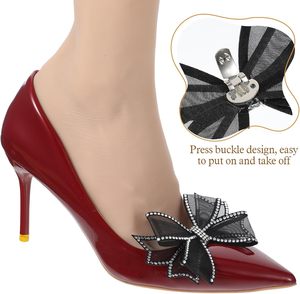 Clips Decorativos para Zapatos con Pedrería, Lazos Desmontables para Zapatos de Vestir de Mujer, Broches con Pedrería para Zapatos de Mujer - Product Image 6