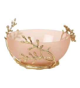 Recién Llegado: Frutero Decorativo de Vidrio con Base de Metal Dorado en Forma de Rama, para Centro de Mesa, Decoración del Hogar - Product Image 2