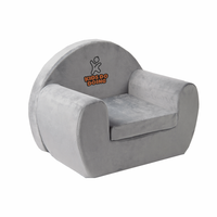 Fauteuil Montessori pour tout-petits, motif arc-en-ciel, en flanelle douce, canapé pour enfants, siège de lecture en mousse haute densité pour la crèche, prix d'usine