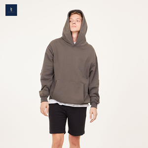 เสื้อฮู้ดหรูหราแบบกําหนดเองพร้อมกระเป๋าเสื้อผ้าผู้ชายผ้าฝ้าย 100% เปล่าขนาดใหญ่สําหรับเครื่องแต่งกาย Unisex ผลิตในประเทศไทย - Product Image 4