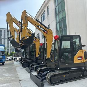 Miniexcavadora Sany SY60C de 6 Toneladas, Pintura Original, Excelente Estado, Lista para Trabajar, Bajo Número de Horas, Capacidad de Cucharón de 0.2m - Product Image 4