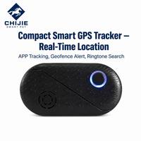 Traceur GPS intelligent compact et étanche en plastique pour animaux de compagnie avec localisation en temps réel via application, sonnerie et alerte géofence pour chats et chiens