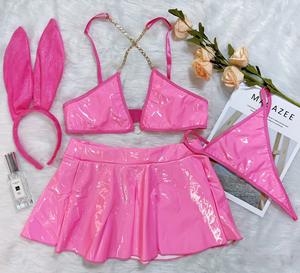 King Mcgreen étoile lapin femme Lingerie femme nue pornographie fétiche Sissy Sexy érotique tenue chaude en cuir nuit porte dames - Product Image 5