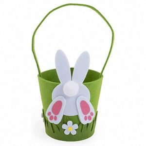 Wholesale <b>Easter</b> Basket for Kids <b>Easter</b> <b>Egg</b> Gift <b>Hunting</b> Party Favors Felt Bag Home Decoration - Product Image 2