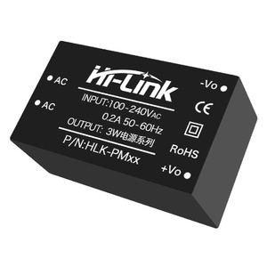 <span class=keywords><strong>Hi</strong></span>-<span class=keywords><strong>Link</strong></span> HLK-PM01 AC-DC Module d'alimentation isolé 220V à <span class=keywords><strong>5V</strong></span> 3.3V 12V 24V Smart Home Switch Buck Power Module hlk-pm01 hlk-pm03 - Product Image 1