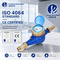 Multijet Super Dry Brass Body R100 & R160 Mechanical Water Meters With Magnetic